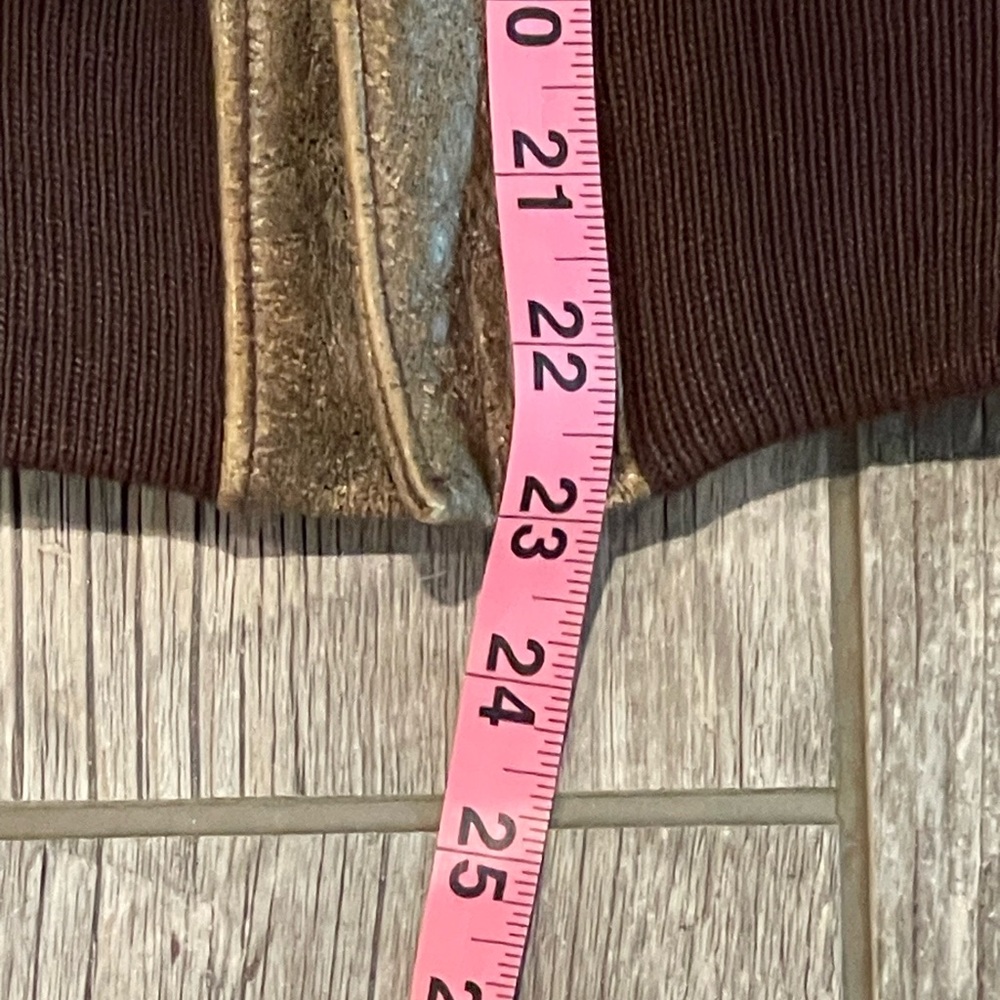 Banana Republic Distressed Leather Bomber Jacket - Picture 13 of 13